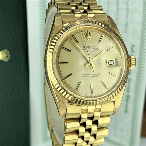 18k gold rolex 1601|rolex 1601 gold price.